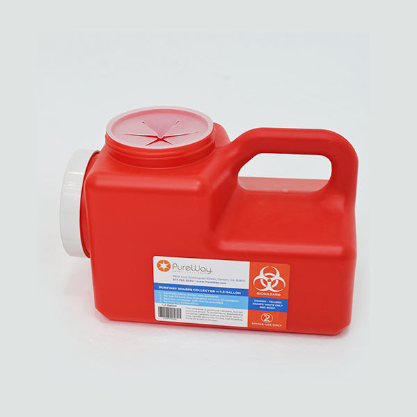 1.2 Gallon sharps disposal by PureWay – PureWay Compliance, Inc.