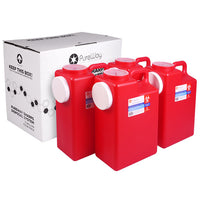 3 Gallon Sharps Disposal By Mail System (4 Pack)