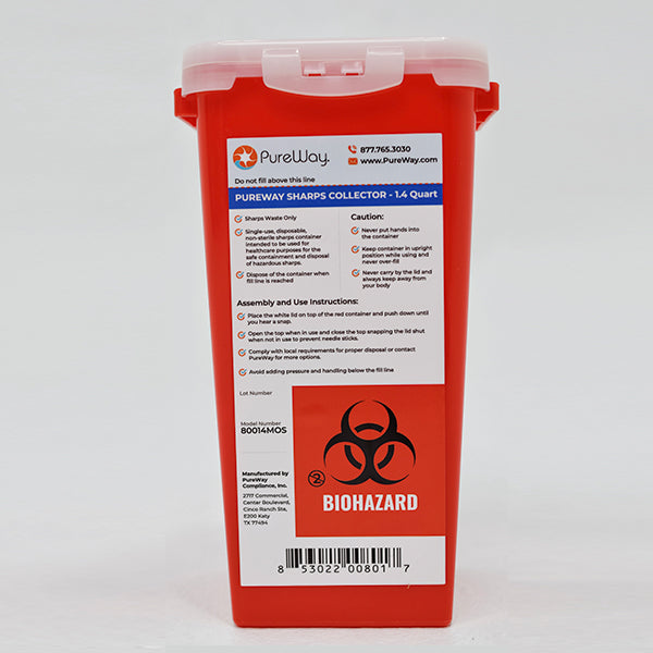 1.4 Quart Sharps Container Disposal System