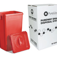 18 Gallon Medical Waste Collection Bin System